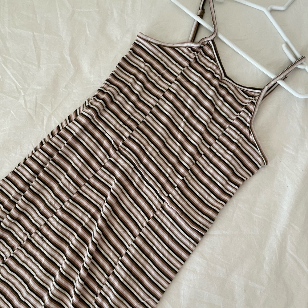 Striped Midi Dress
